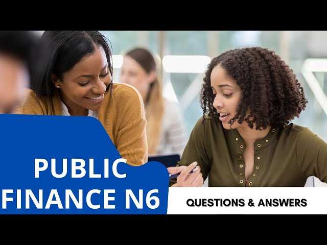 public finance final exam questions and answers