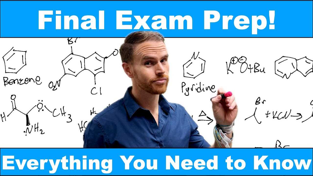 organic chemistry 1 final exam