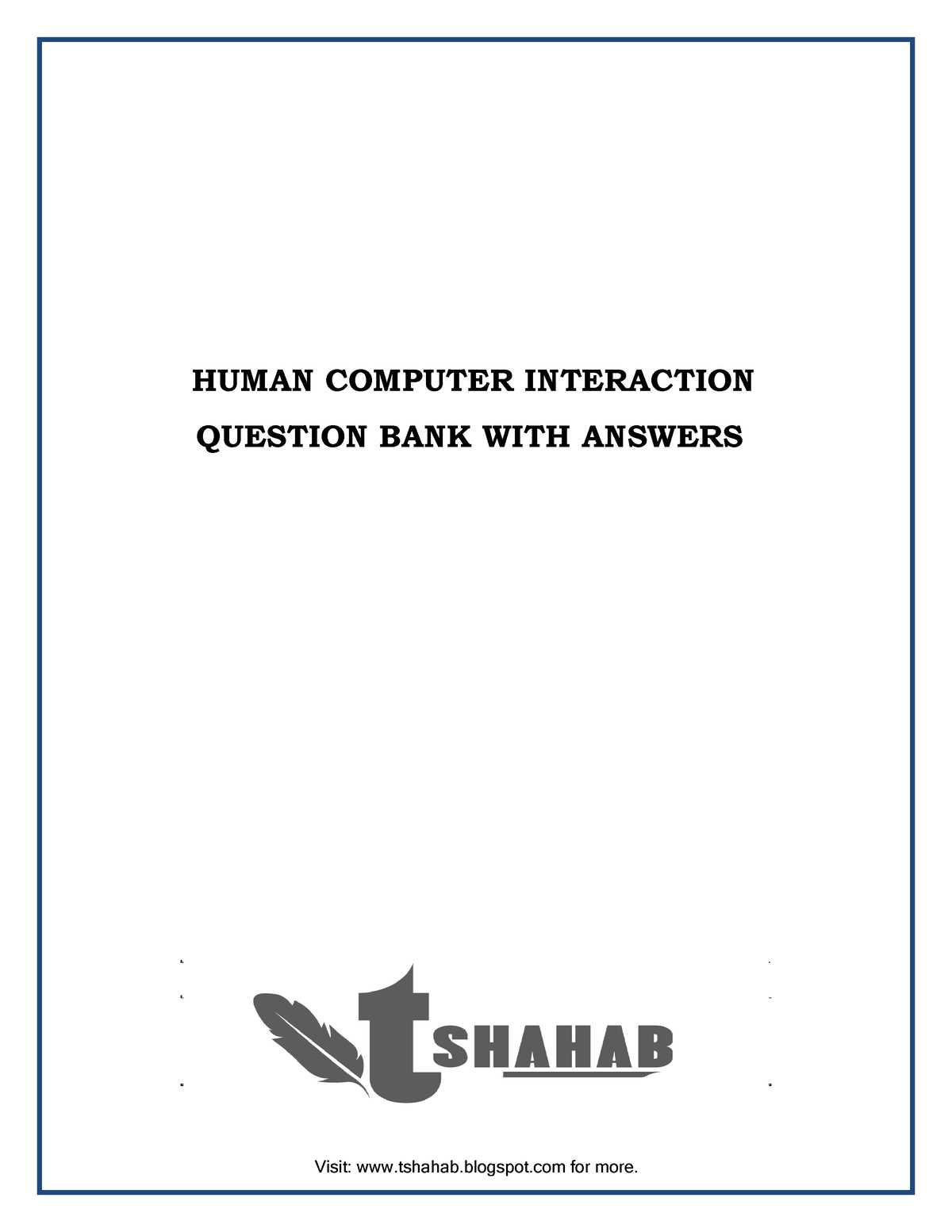 hci exam questions and answers