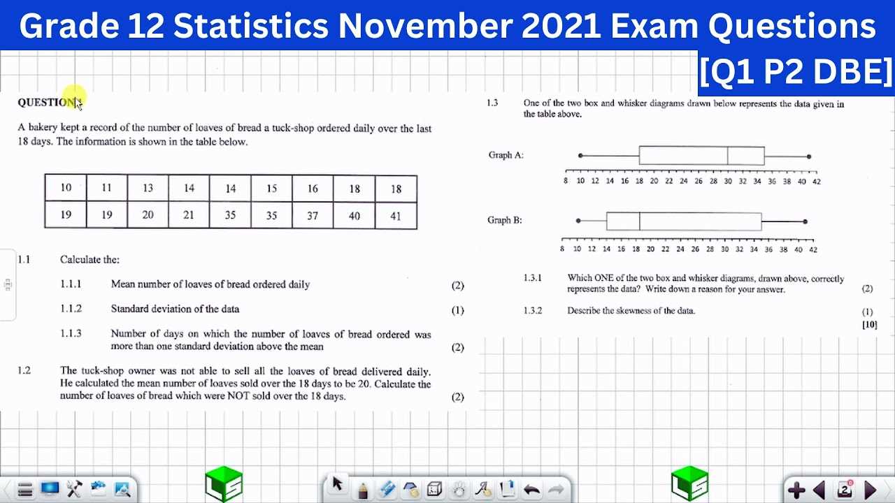 sample statistics exam with answers