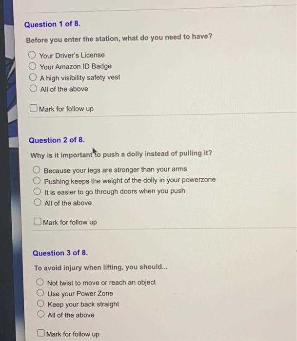 amazon final exam answers