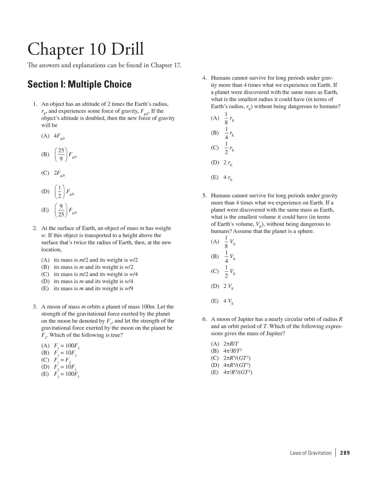 chapter 10 exam answers