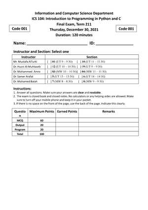 answers to ics 100 exam