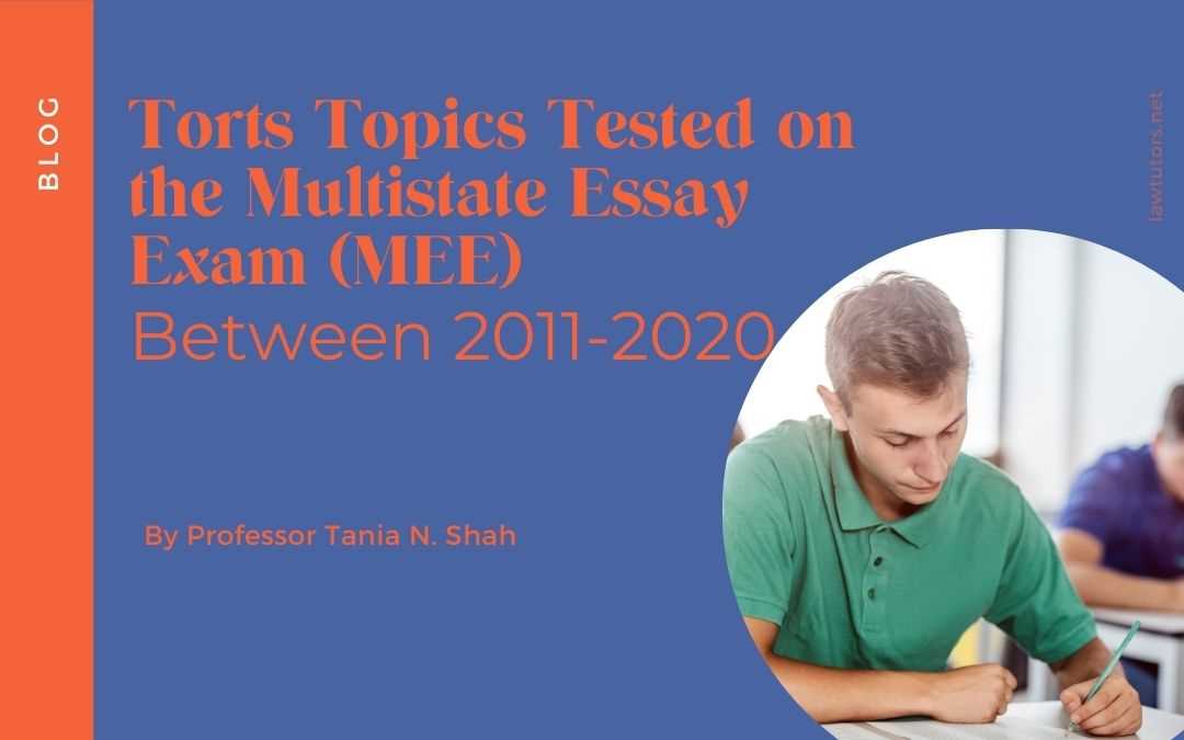 sample torts exam essay answer