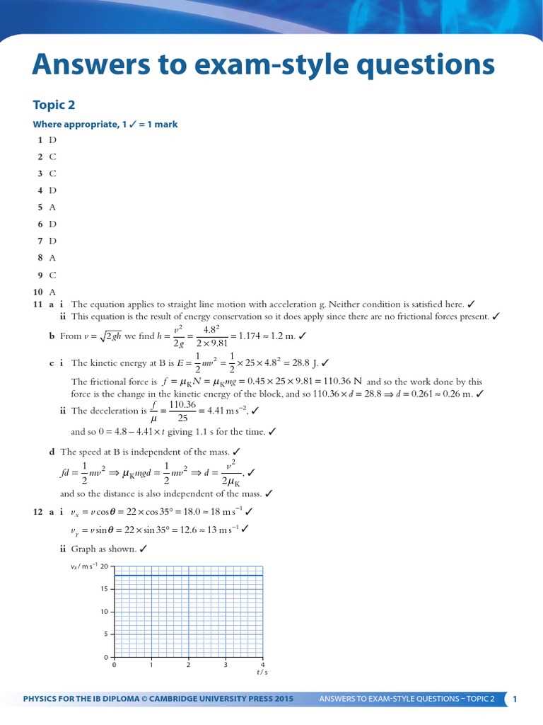 chemistry for the ib diploma second edition exam style questions answers