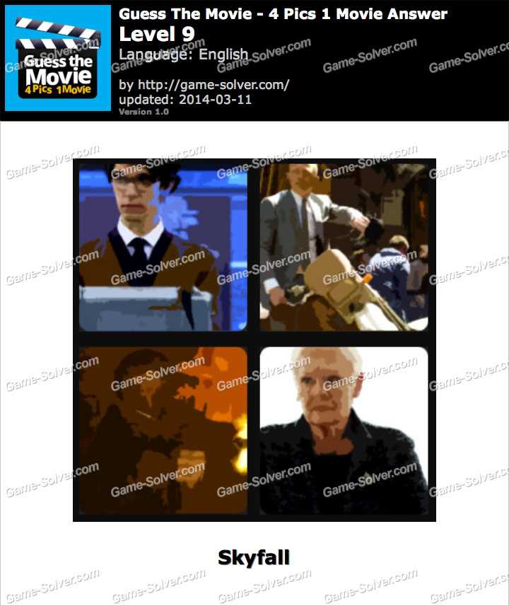 guess the movie 4 pics 1 movie answers