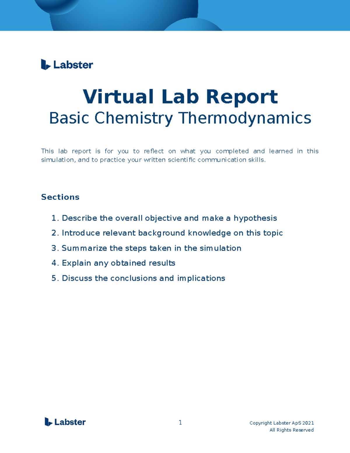 virtual chem lab answers