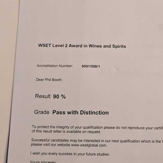 wset level 2 exam questions