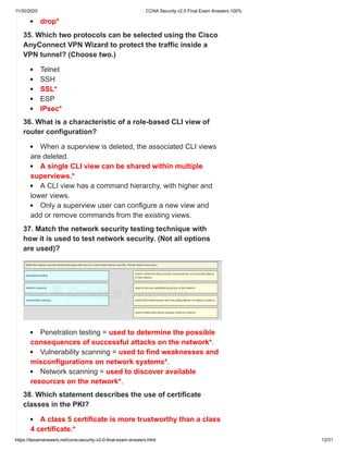 ccna security final exam answers