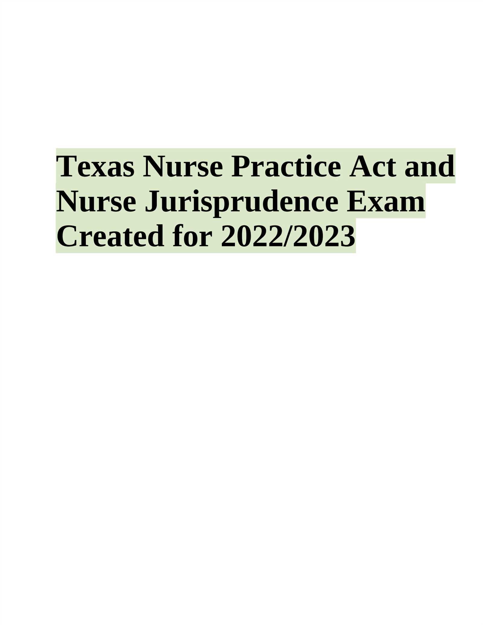 what is the nursing jurisprudence exam