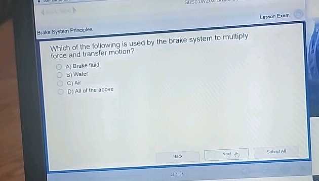 wheels in motion exam answers