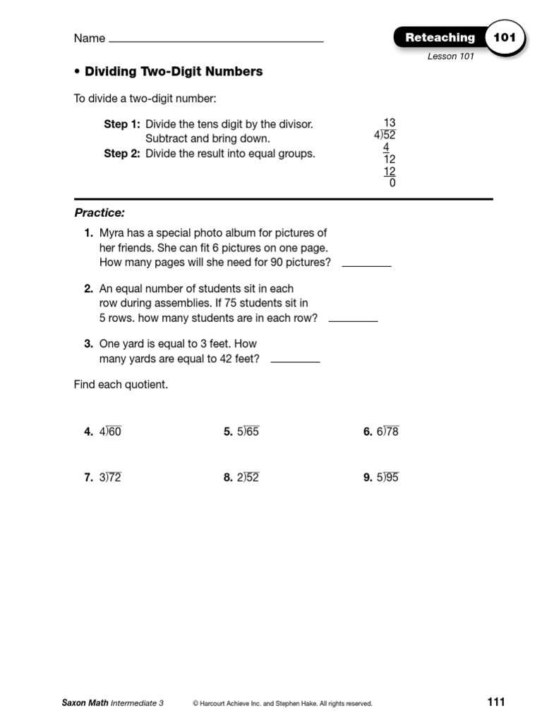 saxon course 3 answers