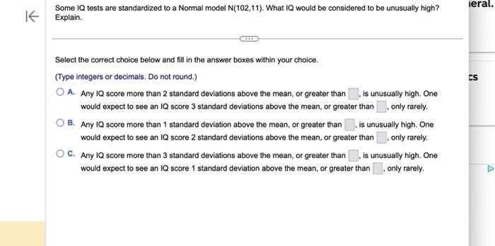 iq test answers explained