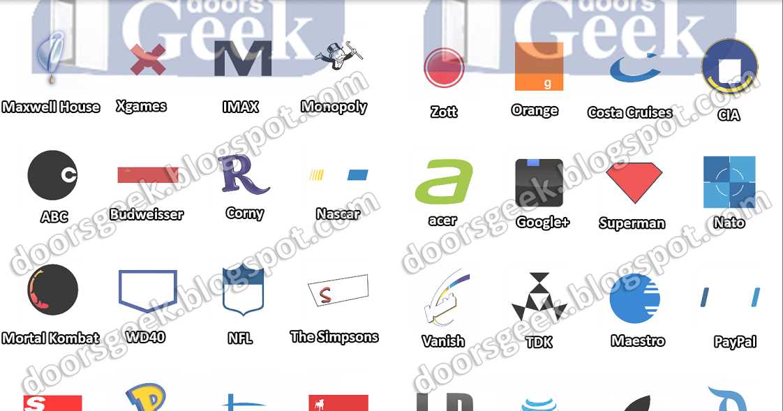 logo game answers level 7