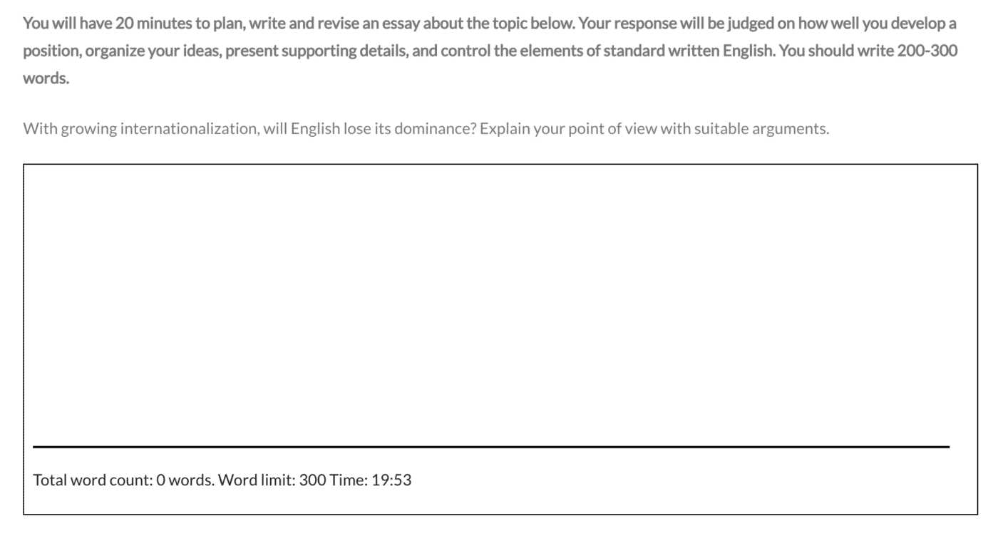 pte exam short answer questions