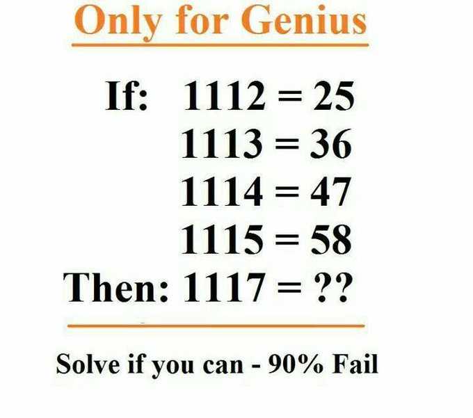 only genius can answer