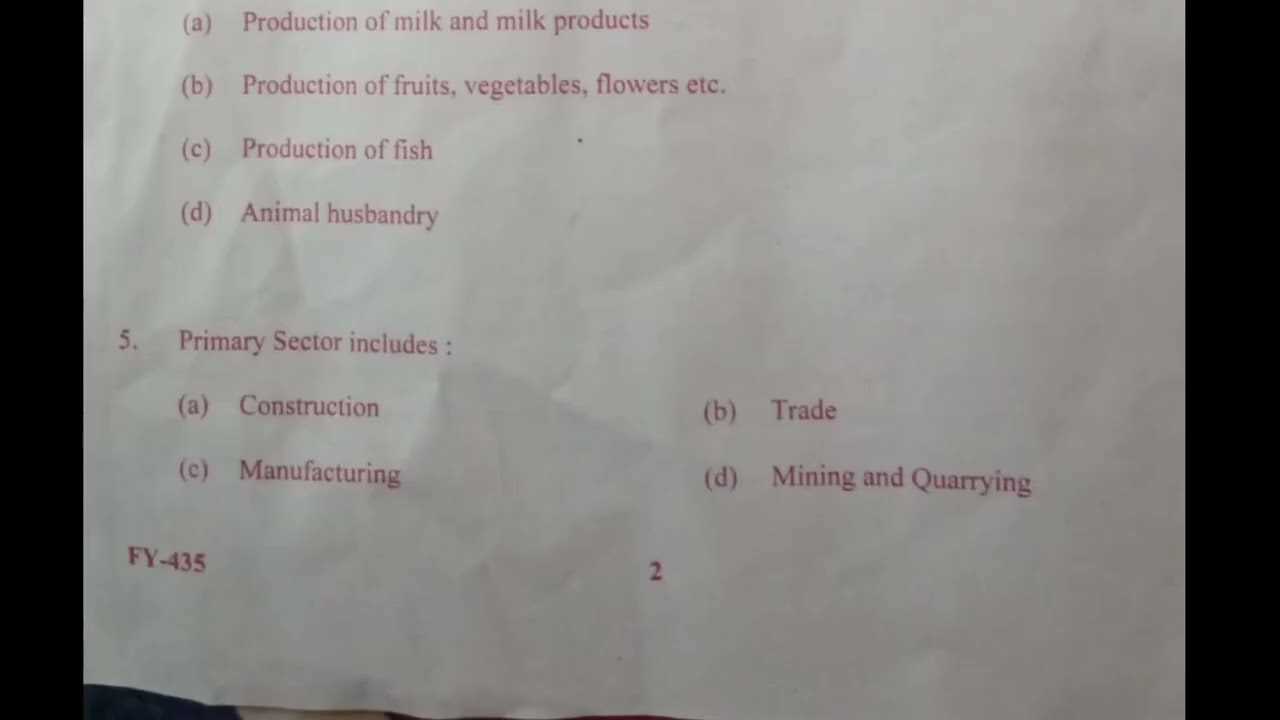 economics final exam answer key