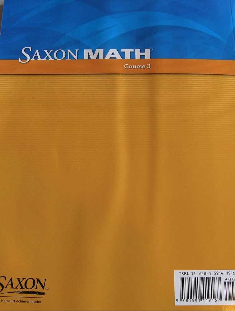 saxon math course 3 answers