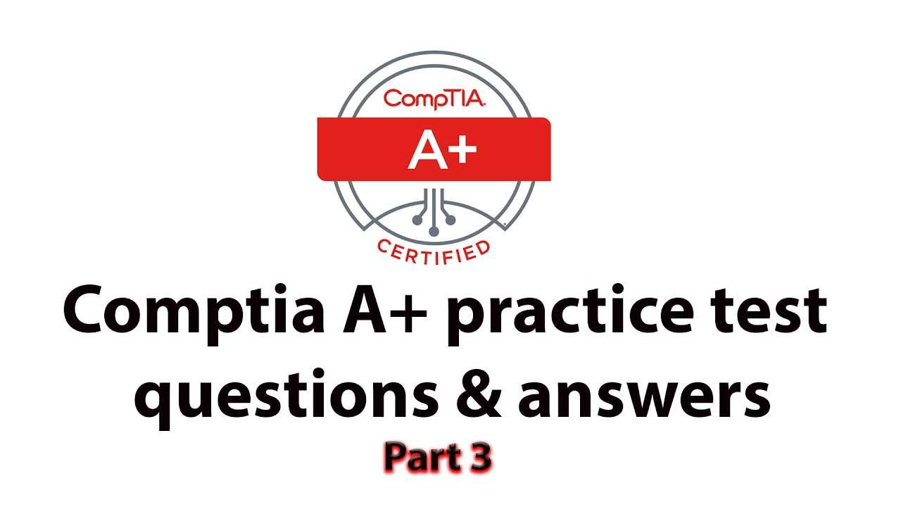 comptia a+ final exam answers