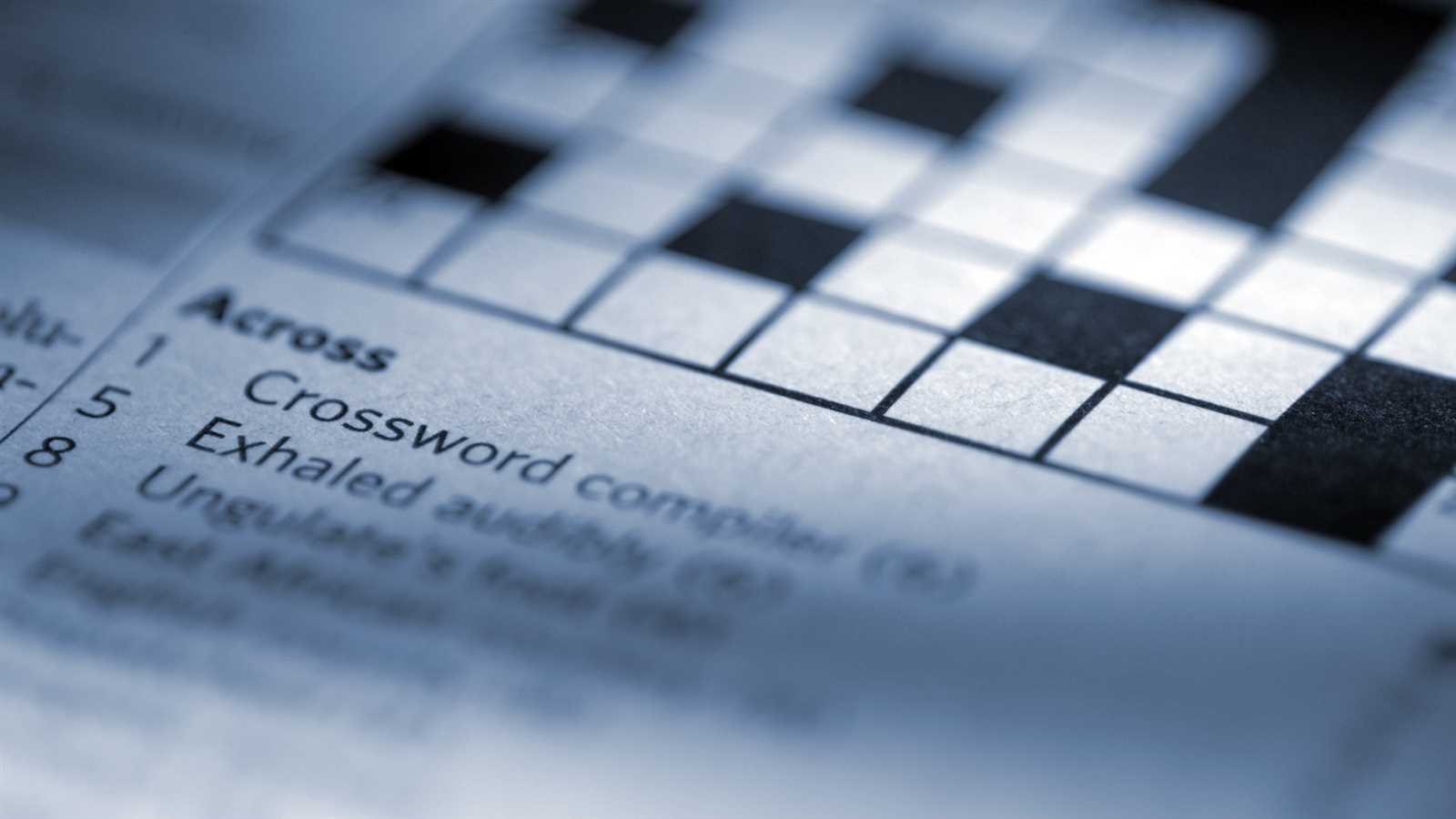 fingerprints review crossword answers