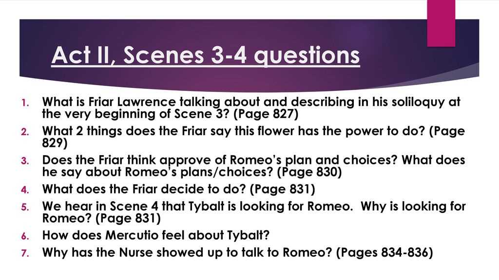 romeo and juliet act 2 questions and answers