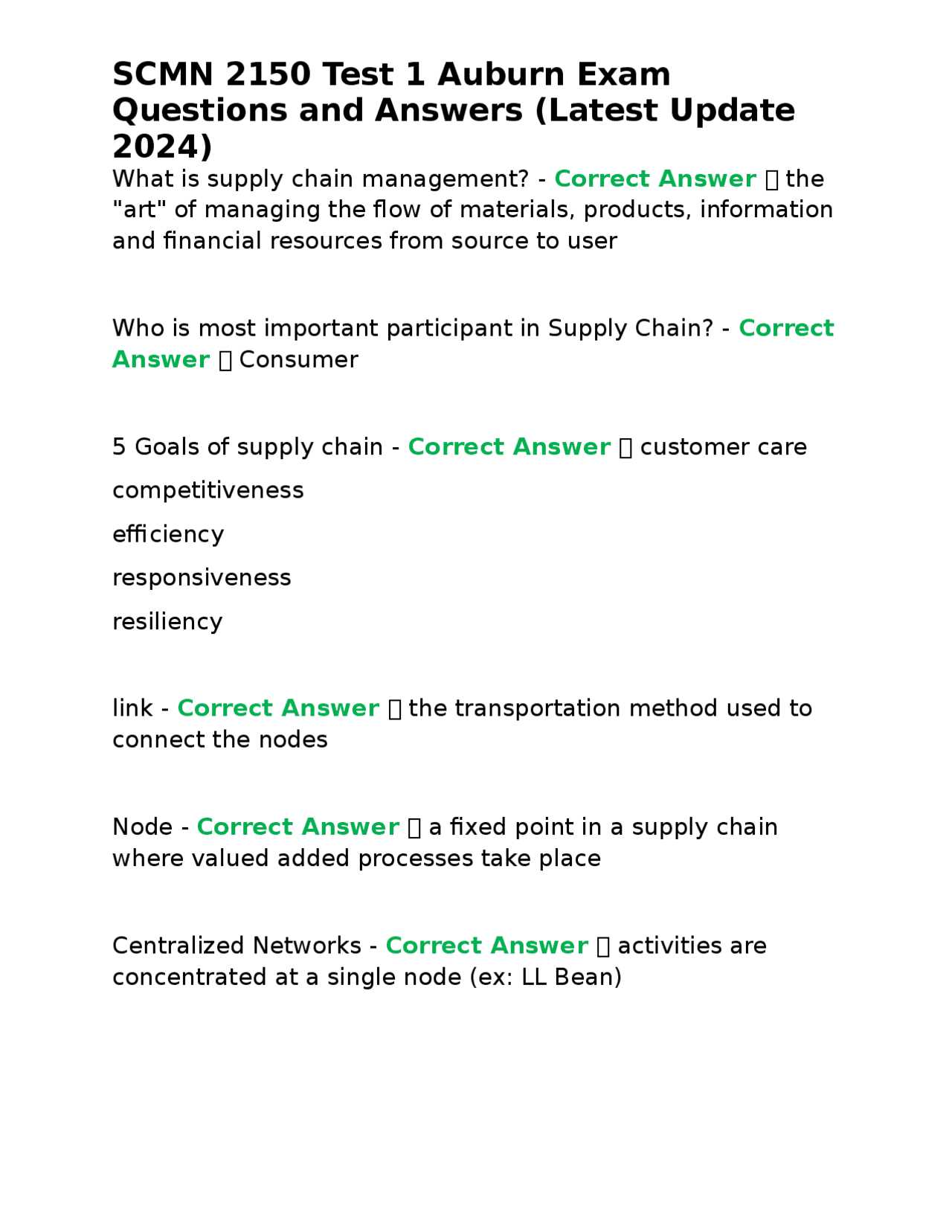 financial management exam 1 questions and answers