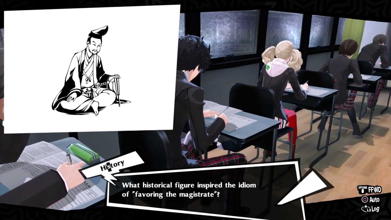 persona 5 december test answers