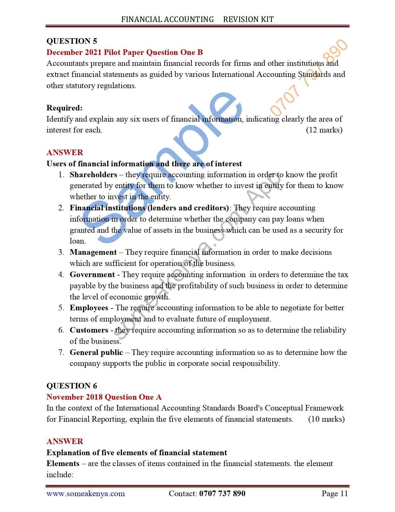 government accounting exam past papers and answers