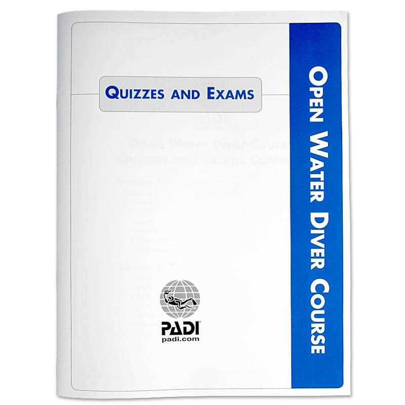 padi divemaster exam part 2 answers