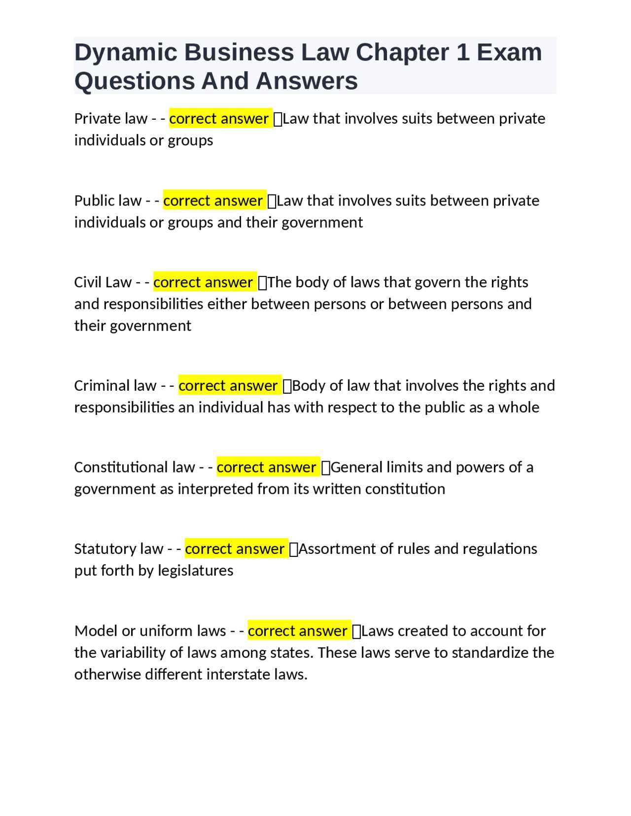 constitutional law exam questions and answers