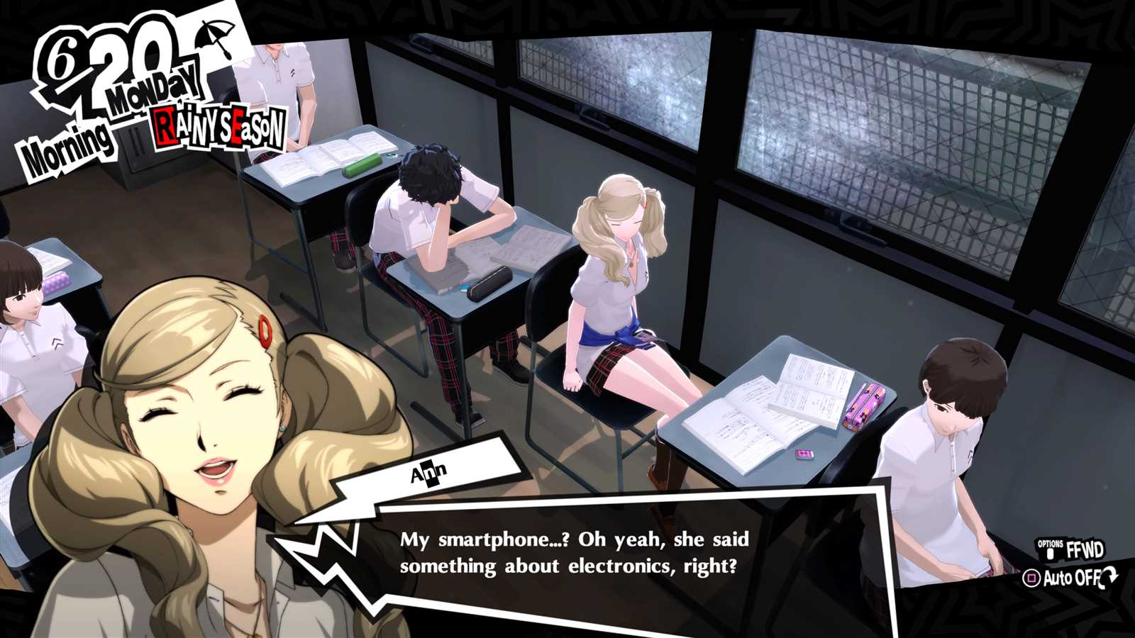 persona 5 exam question