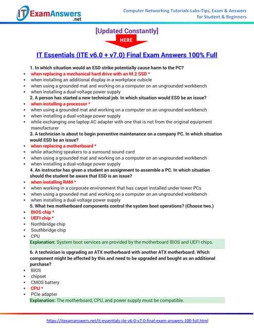 it essentials chapter 4 exam answers