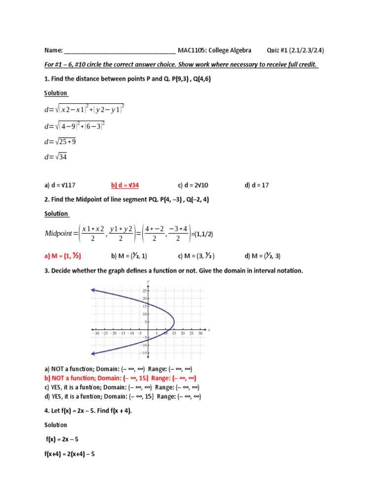 mac 1105 final exam answers