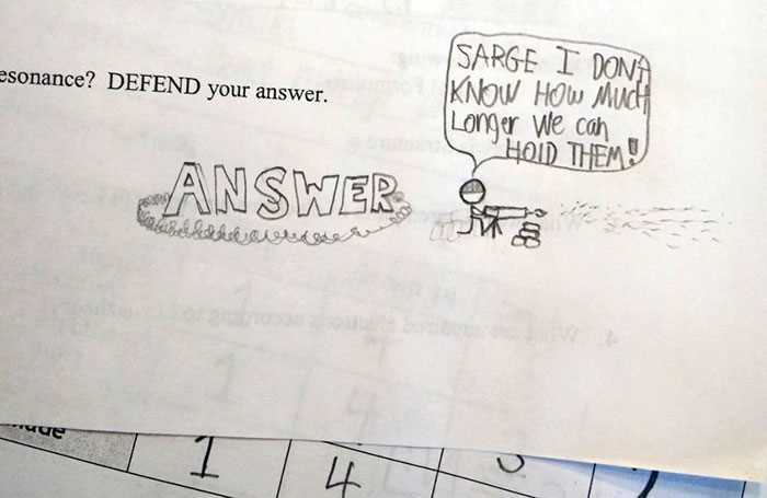 witty exam answers