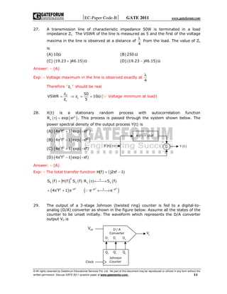 gate exam questions and answers